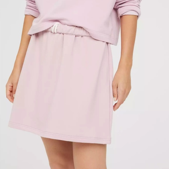 Aerie Offline OTT Fleece Skirt Medium Pink - Picture 1 of 10